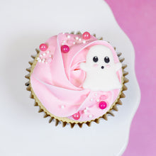 Ghost with Rosey Cheeks Royal Icing cake topper edible layons 18/pkg