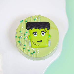 Frankenstein's Monster Halloween Royal Icing cake topper edible layons 18/pkg