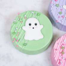 Ghost with Rosey Cheeks Royal Icing cake topper edible layons 18/pkg