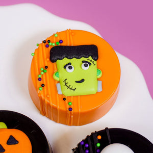 Frankenstein's Monster Halloween Royal Icing cake topper edible layons 150/pkg