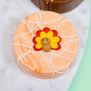 Mini Turkey Royal Icing cake topper edible layon 30/pkg