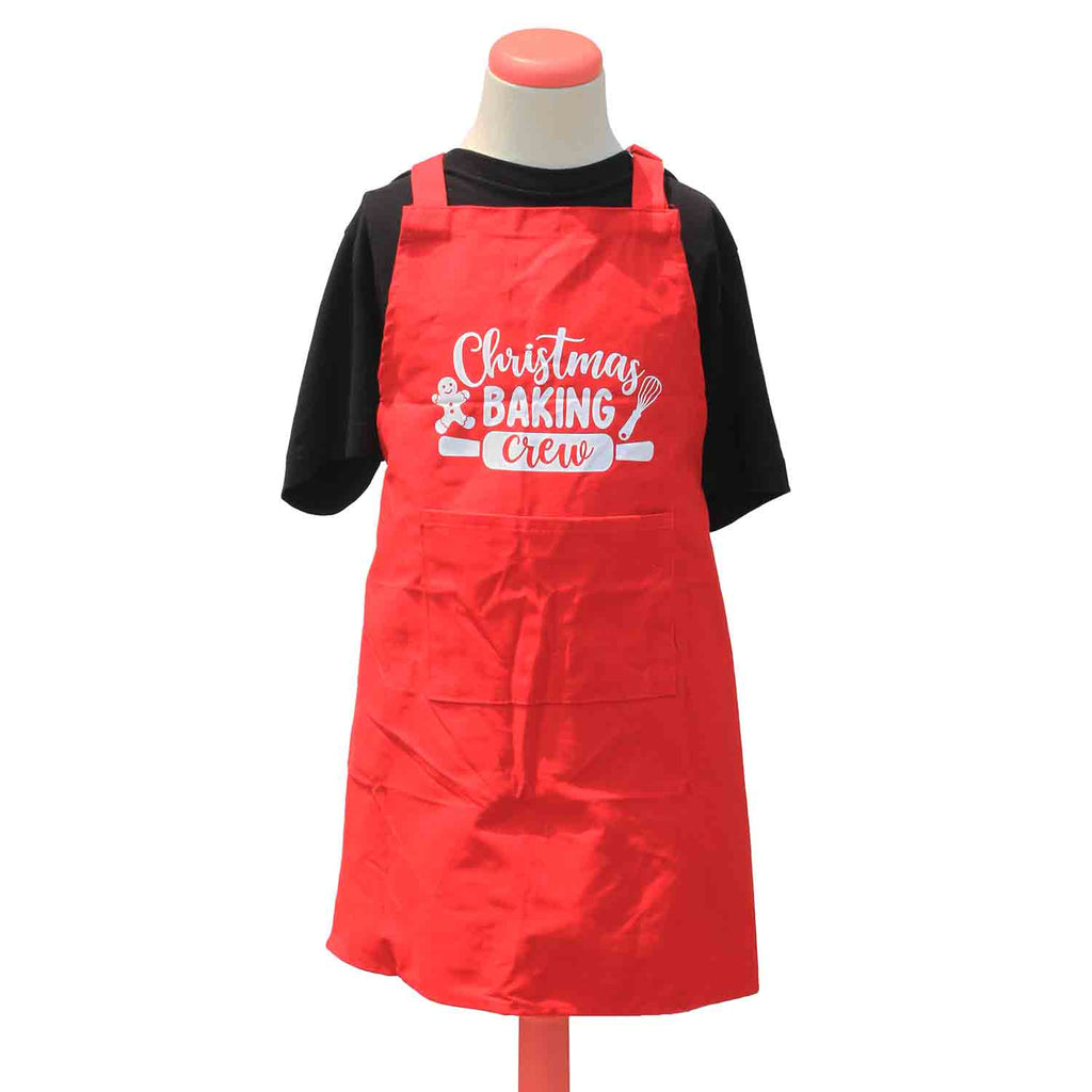 Christmas Baking Crew Apron- Adult – Summit Baking Supplies