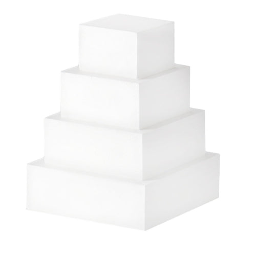 Square Styrofoam Cake Dummies