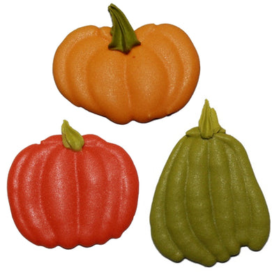 Assorted Pumpkins Royal Icing Decorations