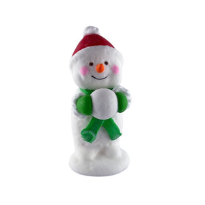 Edible Snowman holding SnowBall Gingerbread House Decoration/20 pk