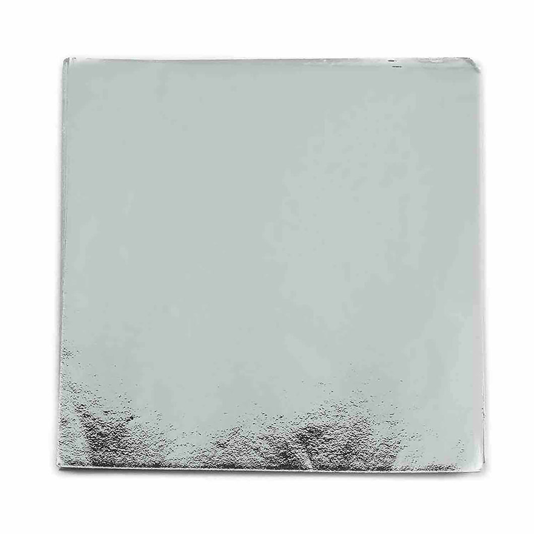 3 x 3 Silver Candy Foil Squares, Case of 1000