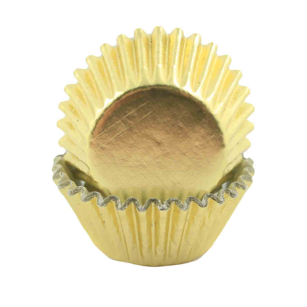 Gold Foil Mini Baking / #6 Candy Cups