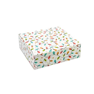 3 oz. Folding Short One-Piece Boxes, Holiday Lights