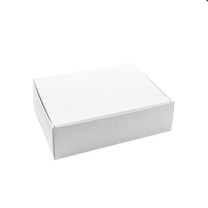 1/4 Pound Folding Short One-Piece Boxes, White