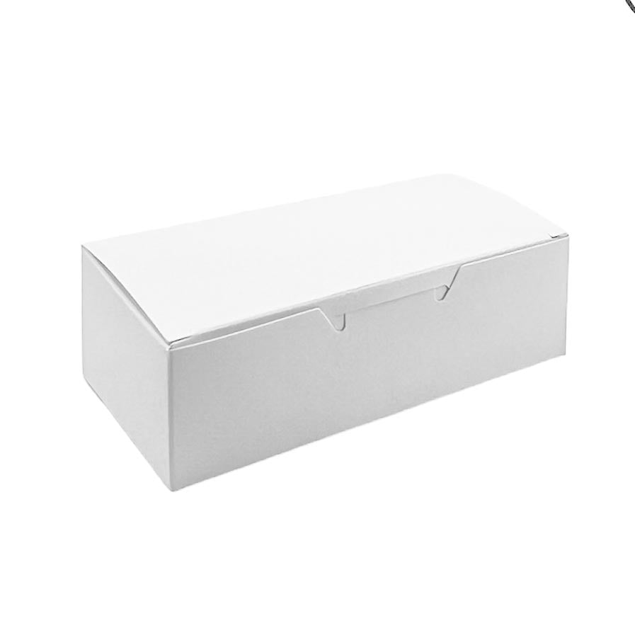 1/2 Pound Folding One-Piece Boxes, White