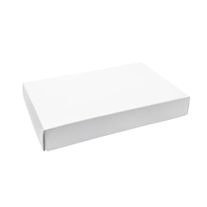 1/2 Pound Folding Short One-Piece Boxes, White