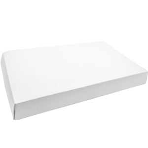 1 Pound Folding Short Two-Piece Boxes, White