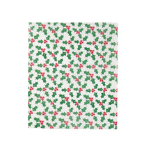 Holly and Berries Wax Paper Wrappers for Caramels, Case of 1000