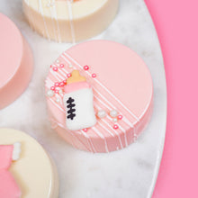 Baby Bottle Pink Royal Icing Cupcake Decorations - Bulk
