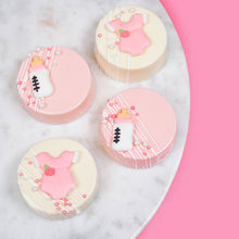 Baby Pink Romper Royal Icing Cupcake Decorations - Bulk