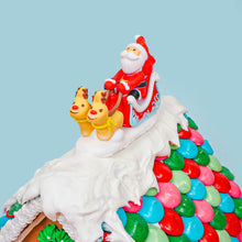 3D Royal Icing Santa and Sleigh Gingerbread House & Cake Toppers/10 pk