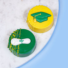 Graduation Hat/Cap and Diploma: Green Set, Royal Icing Decorations - Bulk