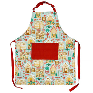 Sweet Gingerbread House Adult Apron