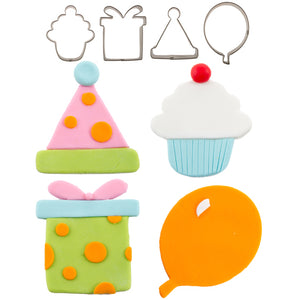 Cutie Cupcake Cutter Set - Birthday