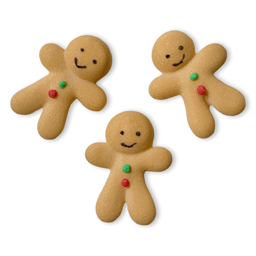 Mini Gingerbread Boys Royal Icing Decorations - Retail Package