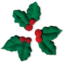 Mini Holly Leaf Royal Icing Decorations - Retail Package
