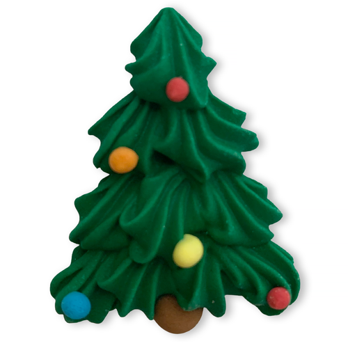 Large Christmas Tree Royal Icing Decorations - Retail Package