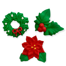 Medium Classic Christmas Assortment Royal Icing Decorations - Retail Package