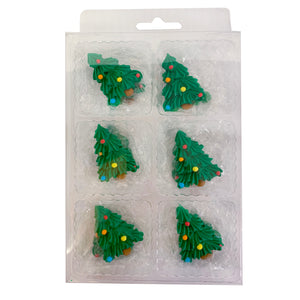 Medium Christmas Tree Royal Icing Decorations - Retail Package