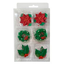 Large Classic Christmas Assortment Royal Icing Decorations - Retail Package
