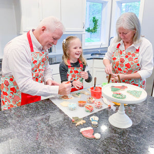 Holiday / Christmas Children's Apron- Christmas Cookies