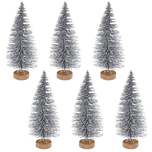 Snow-Tipped Silver Holiday Christmas Tree 2.75