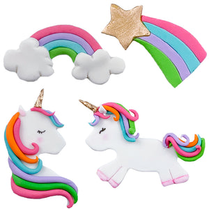 Cutie Cupcake Cutter Set - Unicorn and Rainbows